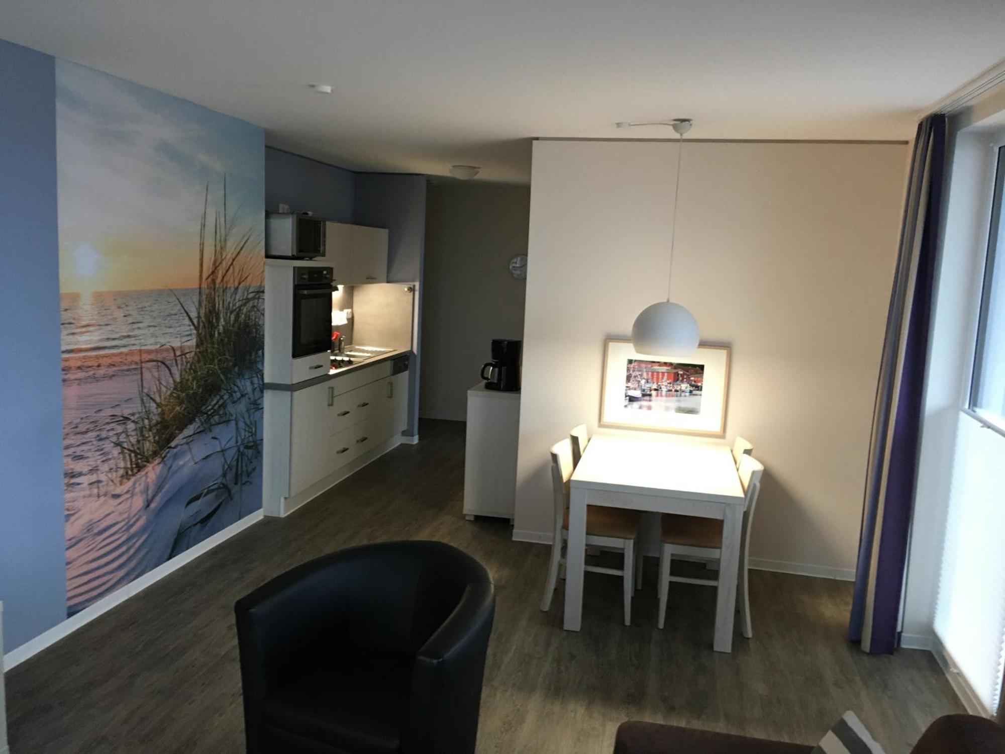 Apartment 10 - "Borbyblick" - Blickrichtung Hafen Und Offene See 埃肯弗德 外观 照片