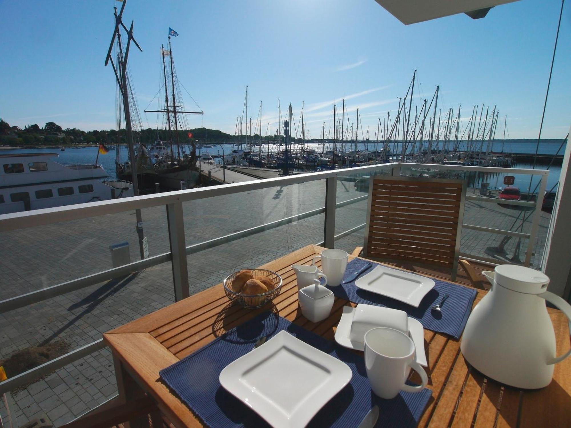 Apartment 10 - "Borbyblick" - Blickrichtung Hafen Und Offene See 埃肯弗德 外观 照片