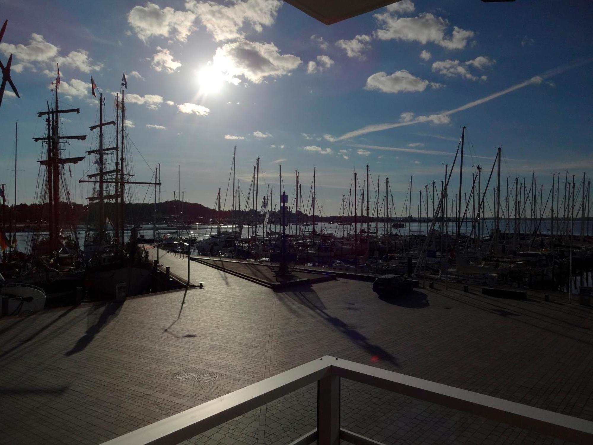 Apartment 10 - "Borbyblick" - Blickrichtung Hafen Und Offene See 埃肯弗德 外观 照片