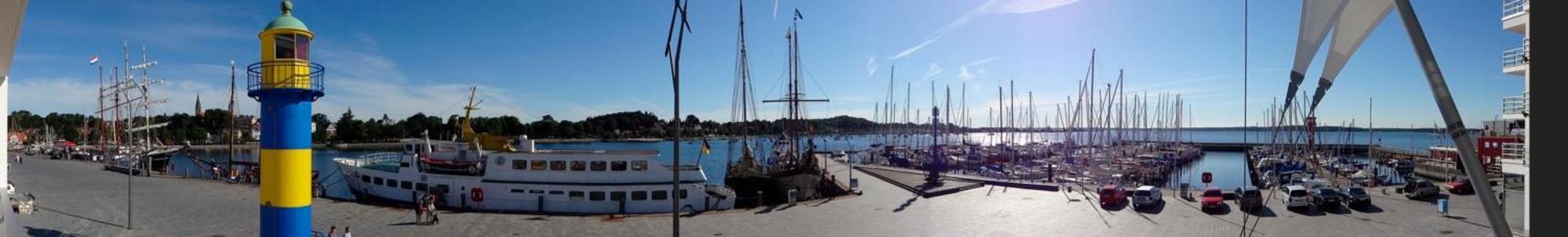 Apartment 10 - "Borbyblick" - Blickrichtung Hafen Und Offene See 埃肯弗德 外观 照片