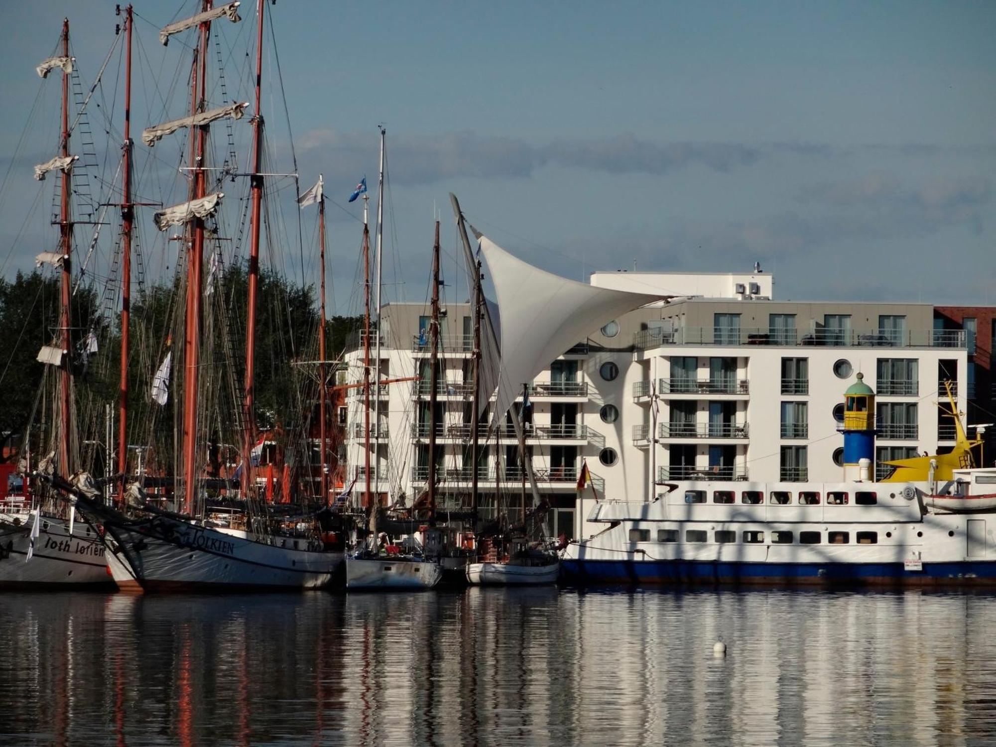 Apartment 10 - "Borbyblick" - Blickrichtung Hafen Und Offene See 埃肯弗德 外观 照片