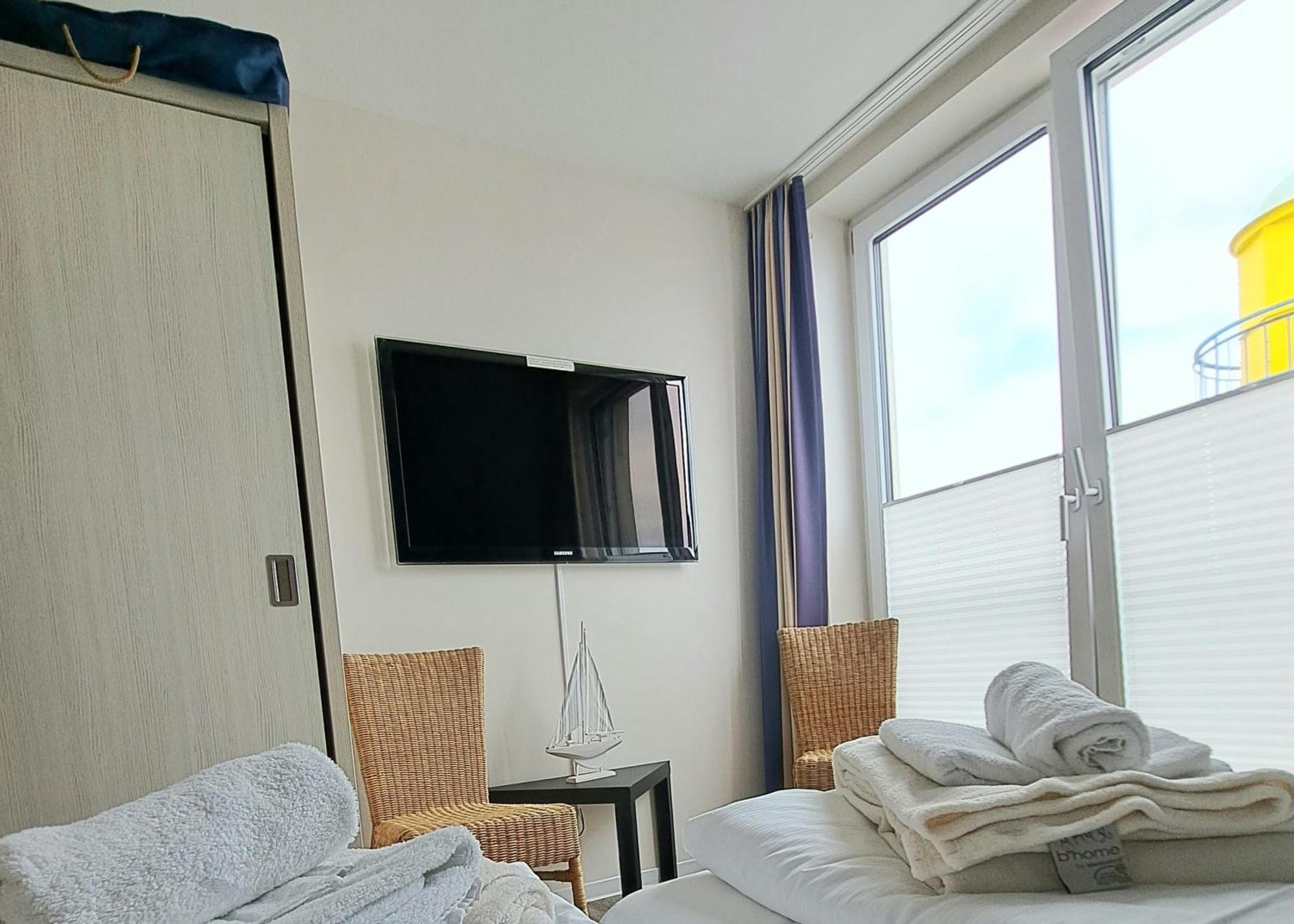 Apartment 10 - "Borbyblick" - Blickrichtung Hafen Und Offene See 埃肯弗德 外观 照片
